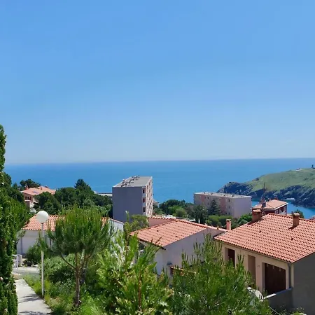 Résidence Costa Vermella, vue mer et montagne au calme Cerbère Extérieur photo