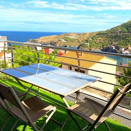 Résidence Costa Vermella, vue mer et montagne au calme Cerbère Extérieur photo